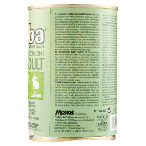 Simba Bocconcini Adult con Coniglio 415 g