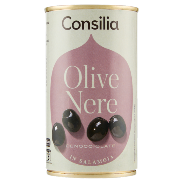 Consilia Olive Nere Denocciolate in Salamoia 350 g