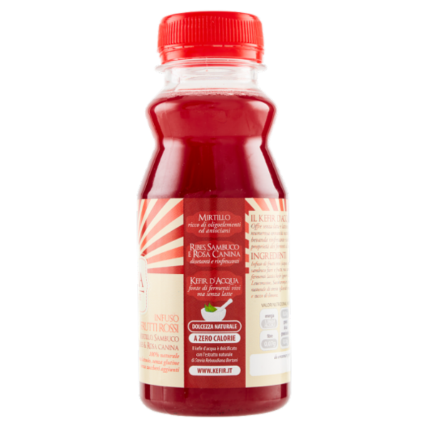 Podere Cittadella Kefir d'Acqua Infuso Frutti Rossi Mirtillo, Sambuco, Ribes & Rosa Canina 250 ml