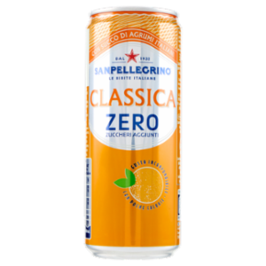 BIBITE SANPELLEGRINO, Bevande Gassate, Classica Zero, Lattina 33cl