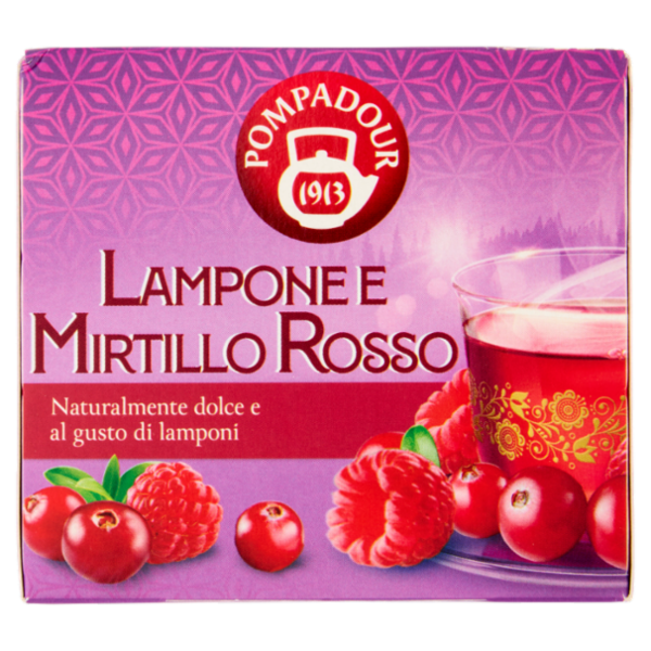 Pompadour Lampone e Mirtillo Rosso 10 x 2 g