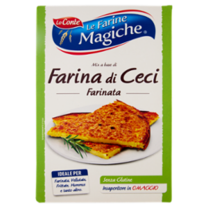 Le Farine Magiche Mix a Base Di Farina Di Ceci Farinata 310 g + Insaporitore 10 g