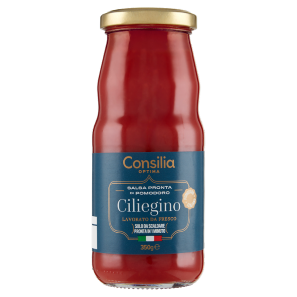 Consilia Optima Salsa Pronta di Pomodoro Ciliegino 350 g