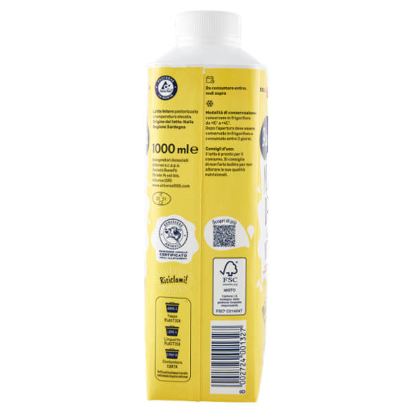 Arborea Moltodìpiù Latte intero 1000 ml