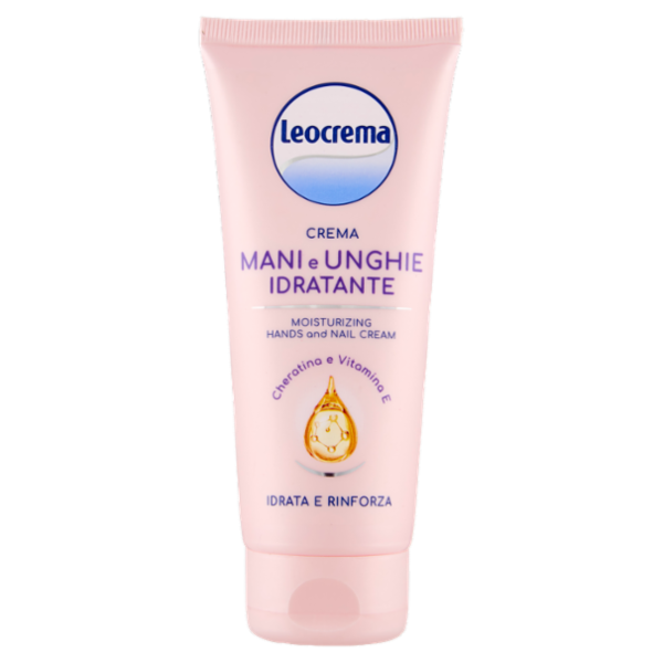 Leocrema Crema Mani e Unghie Idratante Cheratina e Vitamina E 100 ml