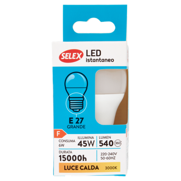Selex Lampadina Led SMD Minisfera E27 6W