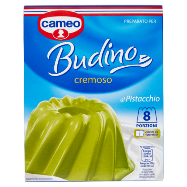 cameo Preparato per Budino cremoso al Pistacchio 2 x 61 g