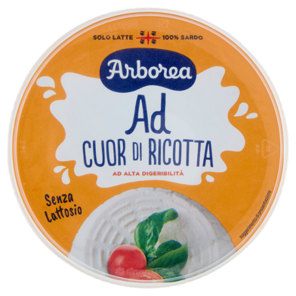 Arborea Ad Cuor di Ricotta ad Alta Digeribilità 250 g