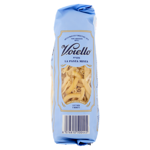 Voiello Pasta La Pasta Mista N°126 Grani 100% Italiani Trafilata Bronzo 500g
