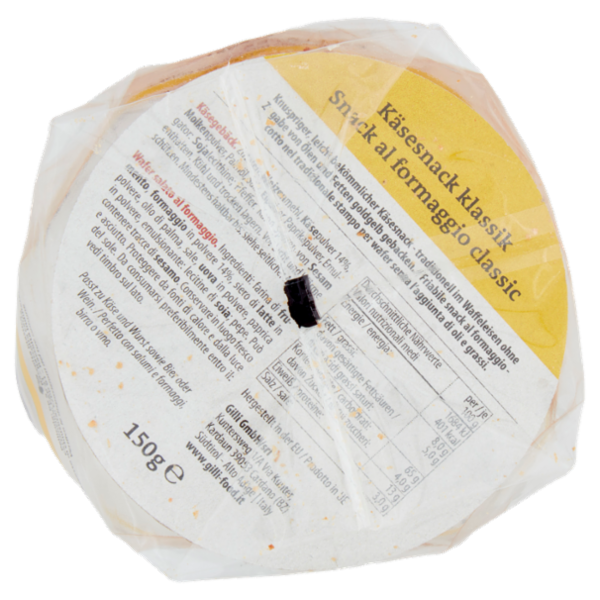Gilli Snack al formaggio classic 150 g