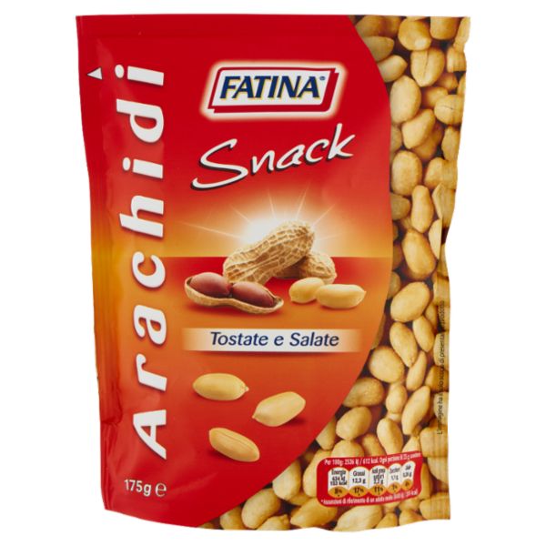 Fatina Snack Arachidi Tostate e Salate 175 g
