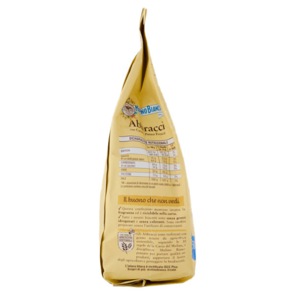 Mulino Bianco Abbracci Biscotti con Cacao e Panna Fresca 700g