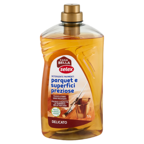 Selex Casa Bella Detergente per Pavimenti Parquet e Superfici Preziose 1 L