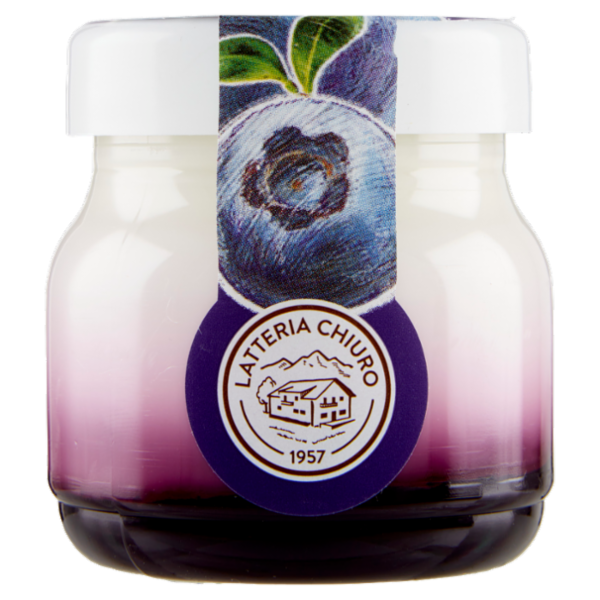 AlpiYò Yogurt di Valtellina Intero con confettura extra di Mirtillo 125 g