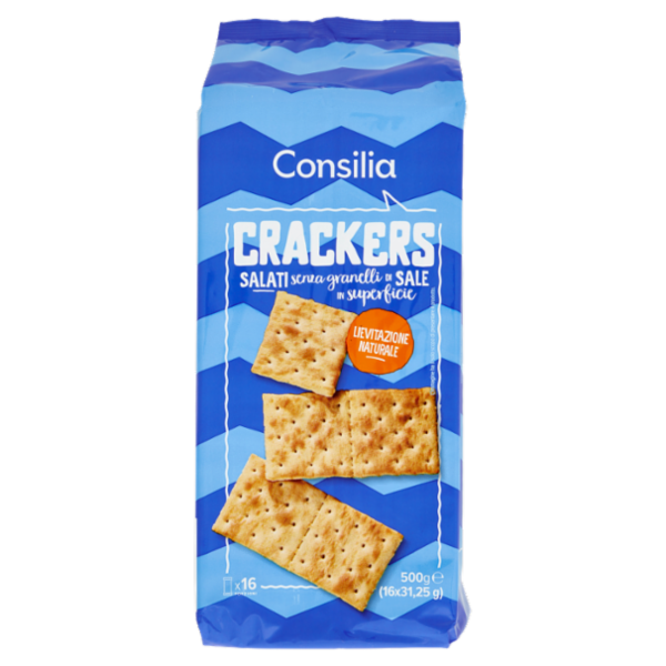 Consilia Cracker Non Salati in Superficie 16x31,25 g