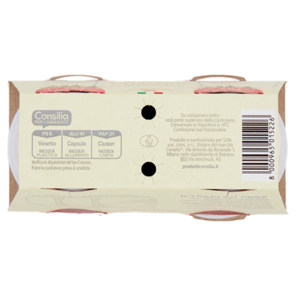 Consilia Yogurt Magro Senza Lattosio Fragola 2x125 g