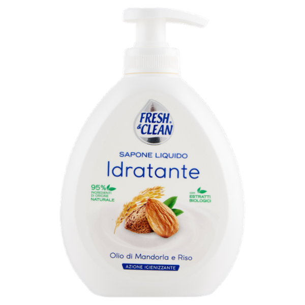 Fresh & Clean Sapone Liquido Idratante Olio di Mandorla e Riso 300 ml