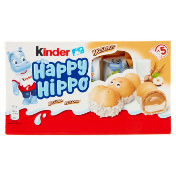Kinder Happy Hippo Nocciola 5 x 20,7 g