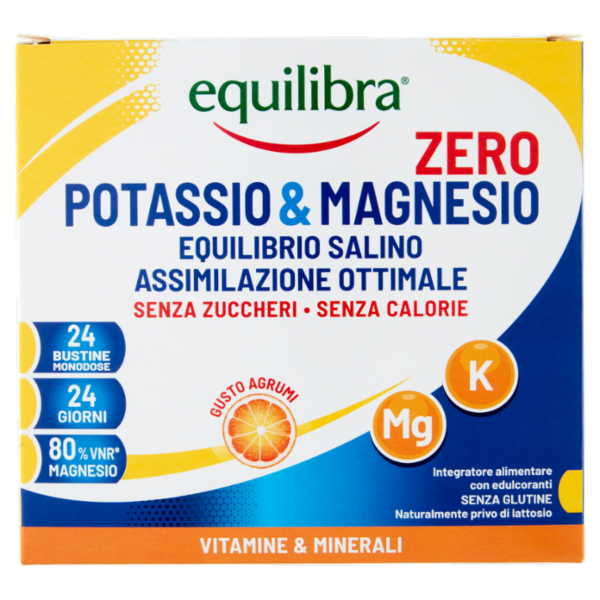 equilibra Potassio & Magnesio Zero Bustine Monodose 24 x 5 g