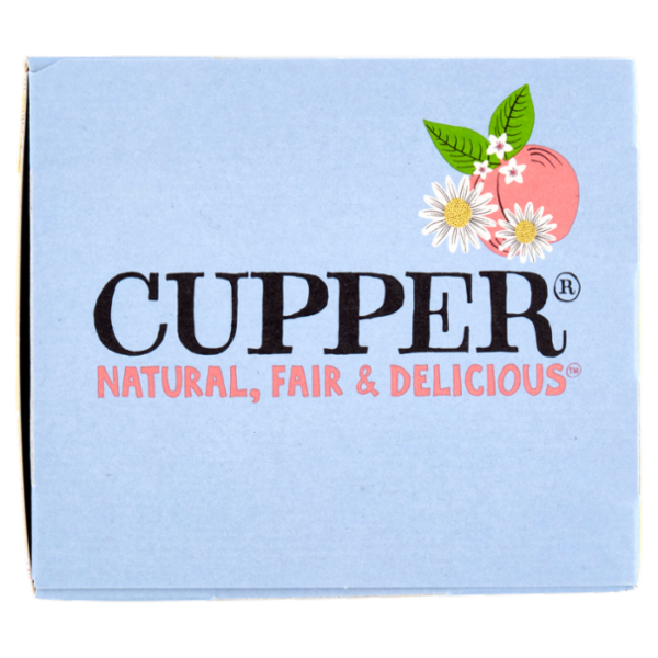 CUPPER Infuso Biologico Camomilla e Pesca, Tisana Rilassante Fruttata e Delicata, 20 Bustine 30 g