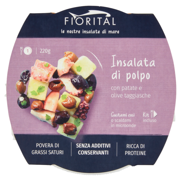 Fiorital Insalata di polpo con patate e olive taggiasche 220 g