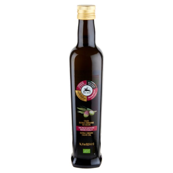 alce nero Olio Extra Vergine di Oliva Monocultivar Biancolilla 0,5 l