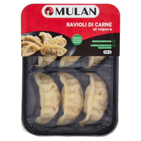 Mulan Ravioli di Carne al vapore 120 g