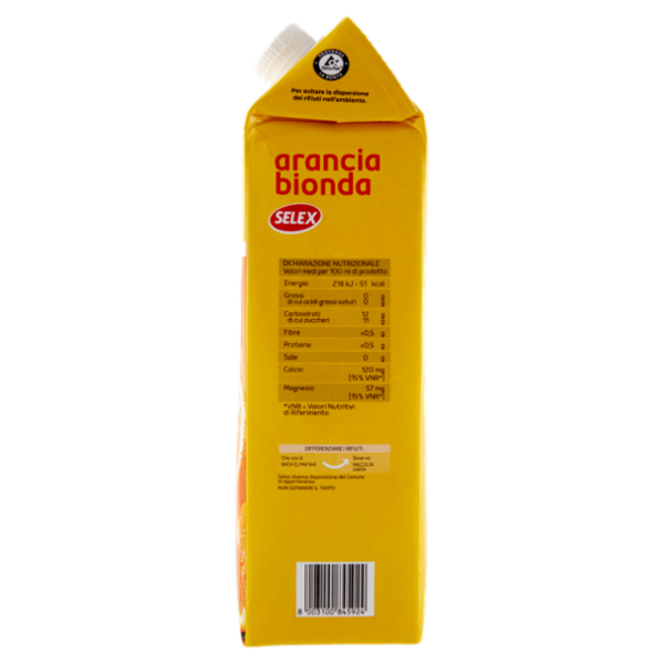 Selex Succo Arancia Bionda 1,5 L