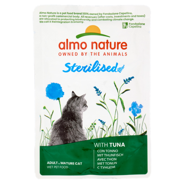almo nature Sterilised Adult & Mature Cat con Tonno 70 g