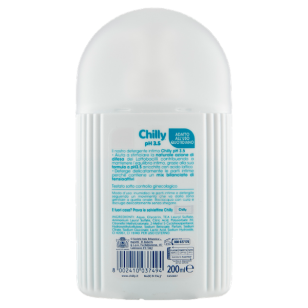 Chilly pH 3.5 Detergente Intimo 200 ml