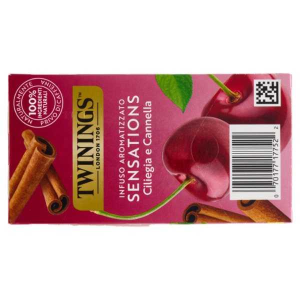 Twinings Ciliegia e Cannella Infuso Sensations 20 filtri 40 g
