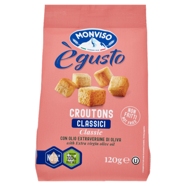 Monviso ègusto Croutons Classici con Olio Extravergine di Oliva 120 g