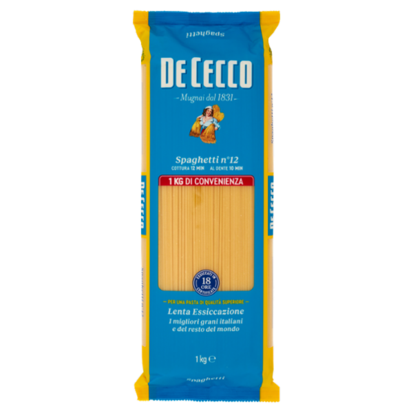 De Cecco Spaghetti n°12 1 kg