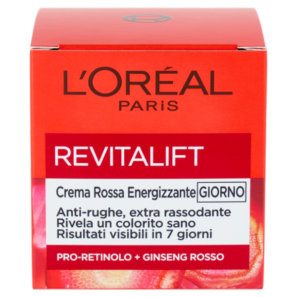 L'Oréal Paris Revitalift Crema Rossa Energizzante Giorno Anti-rughe 50 ml