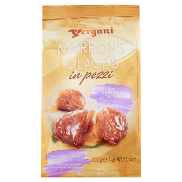 Vergani Marrons Glacés in pezzi 200 g