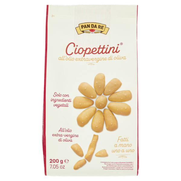 Pan Da Re Cioppettini all'olio extravergine di oliva 200 g