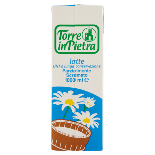 Torre in Pietra latte UHT a lunga conservazione Parzialmente Scremato 1000 ml