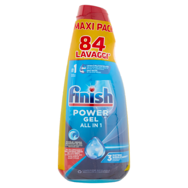Finish Power Gel Fresh 2 x 42 lavaggi liquido lavastoviglie 2 x 940 ml