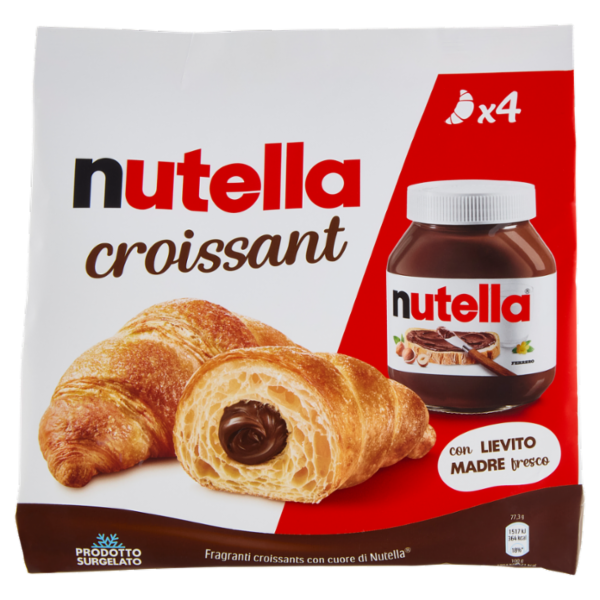 nutella croissant 4 pezzi 340 g