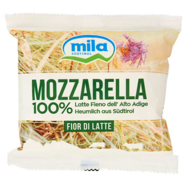 mila Mozzarella 100% Latte Fieno dell' Alto Adige Fior di Latte 125 g