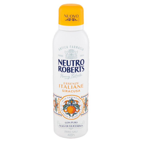 Neutro Roberts Essenze Italiane Siracusa Olio Essenziale di Arancia e Fiori di Sale 200 ml
