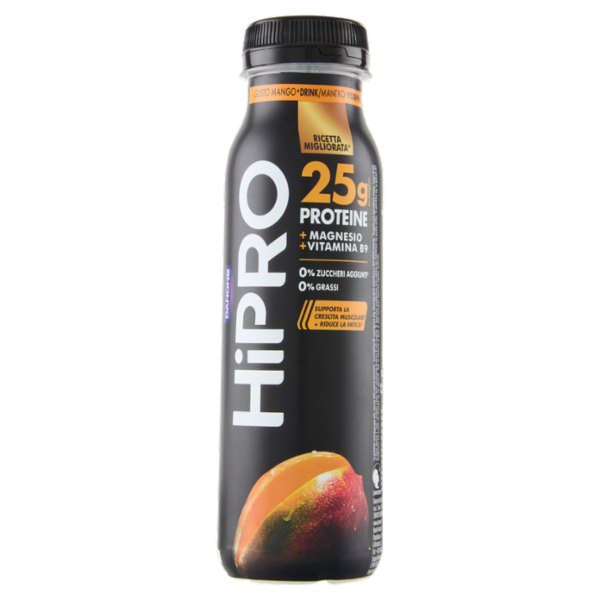 HiPRO Drink Mango,25g Proteine,0% grassi,con Magnesio&Vit B9, senza lattosio, 300g
