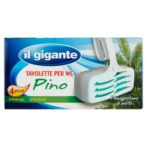 IL GIGANTE Tavolette per WC Pino 4 x 33 g