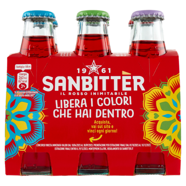 SANBITTER Rosso 6 x 10 cl