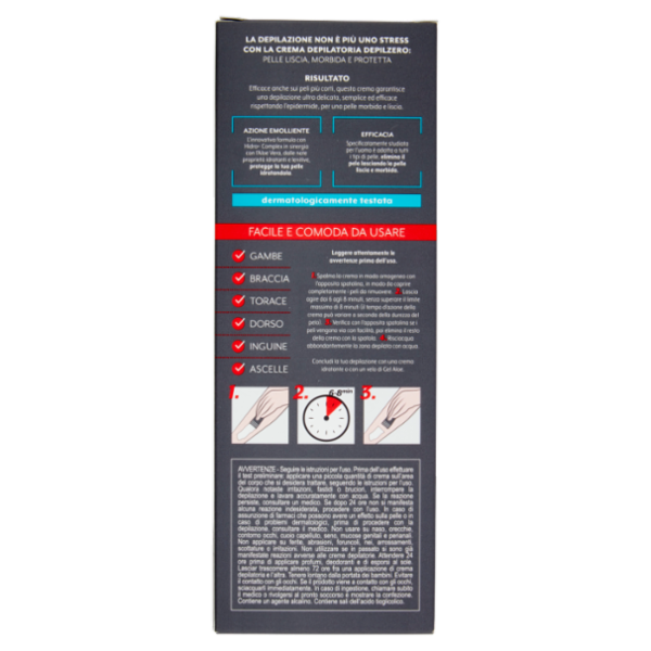 depilzero Uomo crema depilatoria Corpo 200 ml
