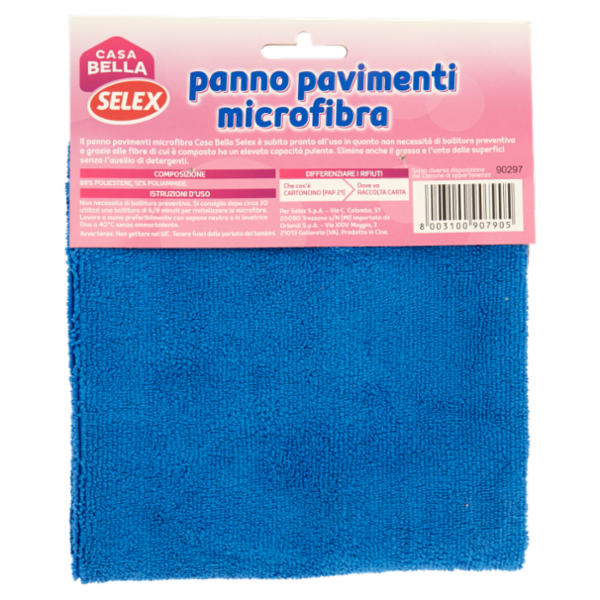 Selex Casa Bella Panno Pavimenti Microfibra Cm 40X60
