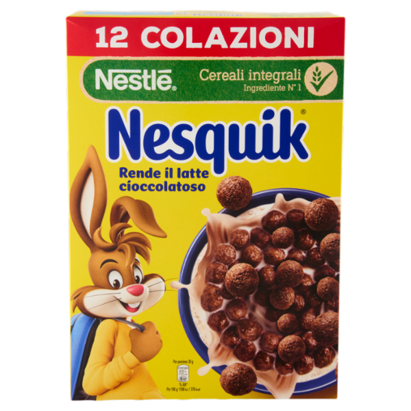NESQUIK Palline con Cereali Integrali al Cacao 375g