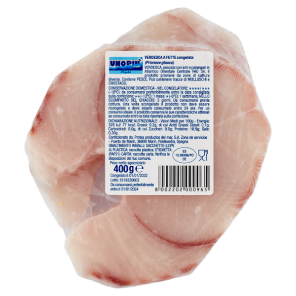 Unopiù Verdesca a Fette congelata 400 g