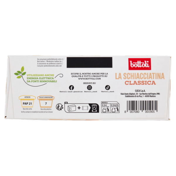 bottoli la Schiacciatina Classica 6 x 37,5 g