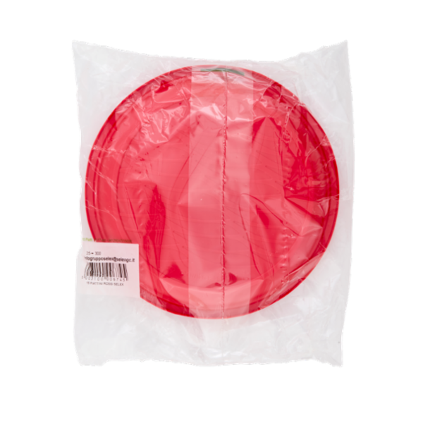 Selex Natura Chiama Piattini Dessert Biodegradabili e Compostabili Ecologici Rossi 15 pezzi